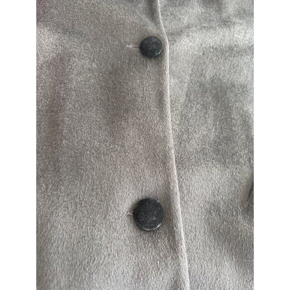 Forecaster Womens Black Wool Blend Coat With Velvet Collar & Button Front - Picture 7 of 10